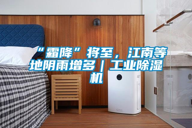 “霜降”將至，江南等地陰雨增多｜工業(yè)除濕機