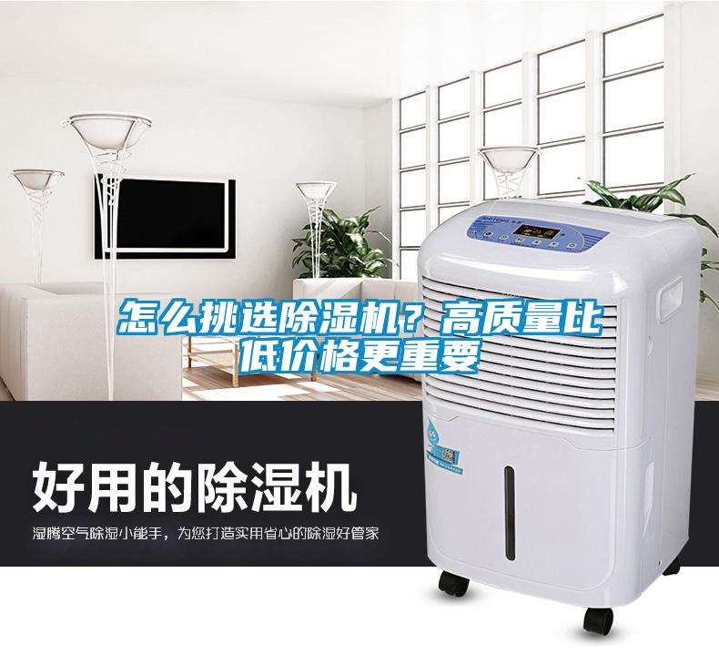 怎么挑選除濕機？高質量比低價格更重要