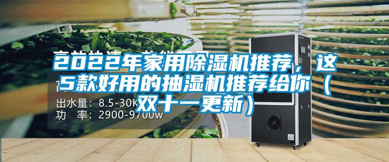2022年家用除濕機推薦，這5款好用的抽濕機推薦給你（雙十一更新）