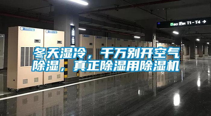 冬天濕冷，千萬別開空氣除濕，真正除濕用除濕機