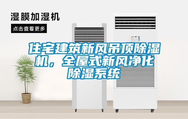 住宅建筑新風(fēng)吊頂除濕機(jī)，全屋式新風(fēng)凈化除濕系統(tǒng)