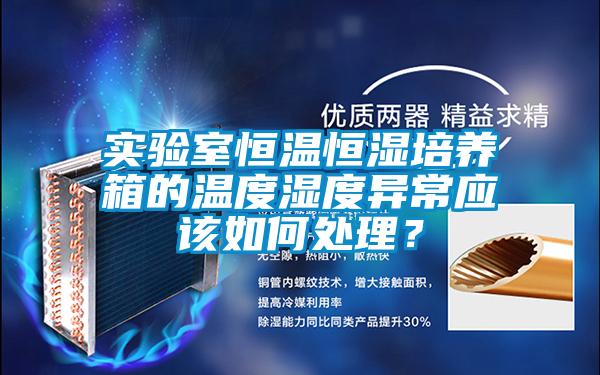 實(shí)驗(yàn)室恒溫恒濕培養(yǎng)箱的溫度濕度異常應(yīng)該如何處理？