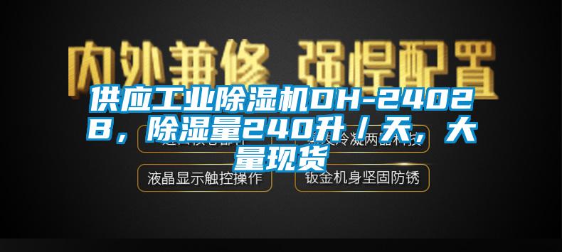 供應工業除濕機DH-2402B，除濕量240升／天，大量現貨