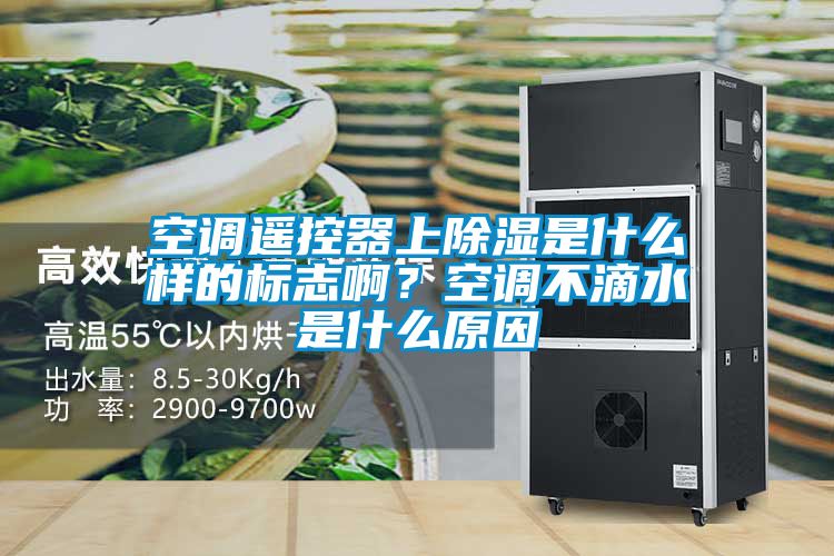 空調遙控器上除濕是什么樣的標志??？空調不滴水是什么原因