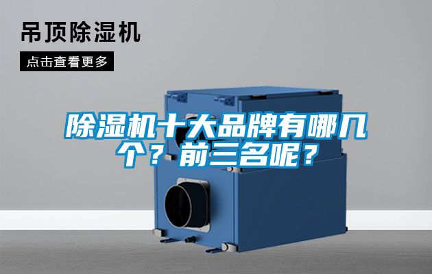 除濕機(jī)十大品牌有哪幾個(gè)？前三名呢？