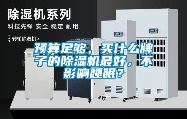 預算足夠，買什么牌子的除濕機最好，不影響睡眠？