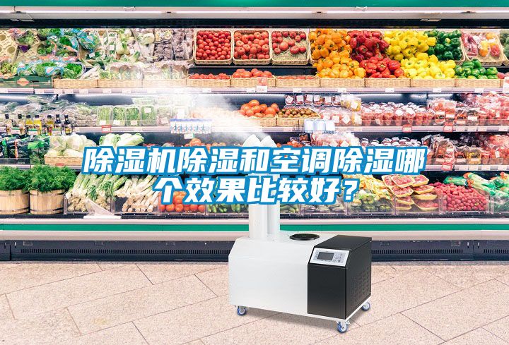 除濕機除濕和空調除濕哪個效果比較好？