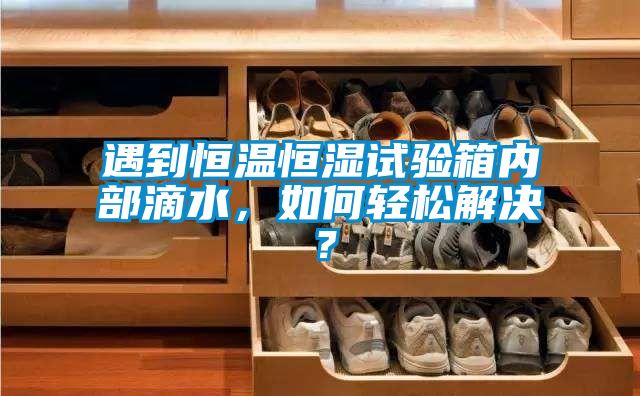 遇到恒溫恒濕試驗箱內部滴水，如何輕松解決？